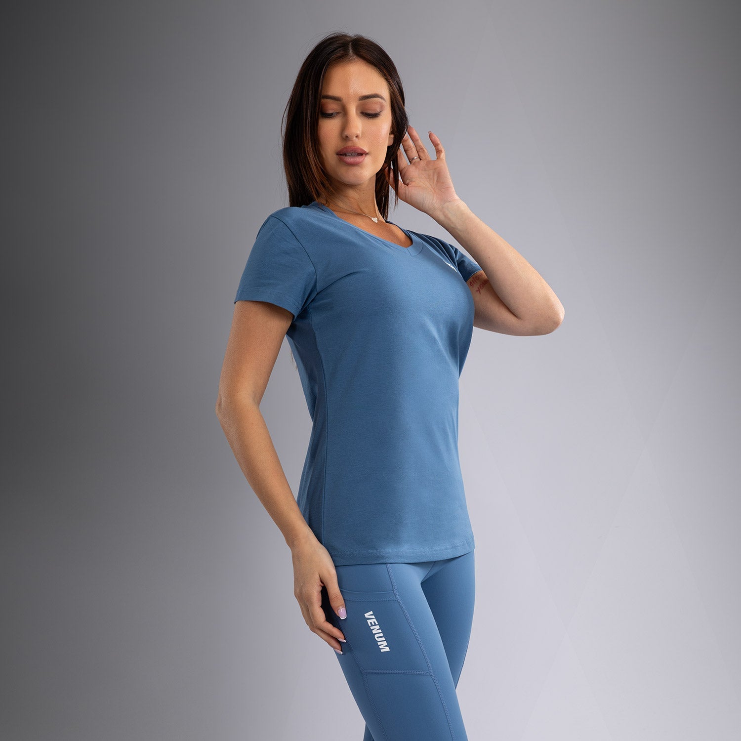 Dámské tričko Venum Essential - Storm Blue