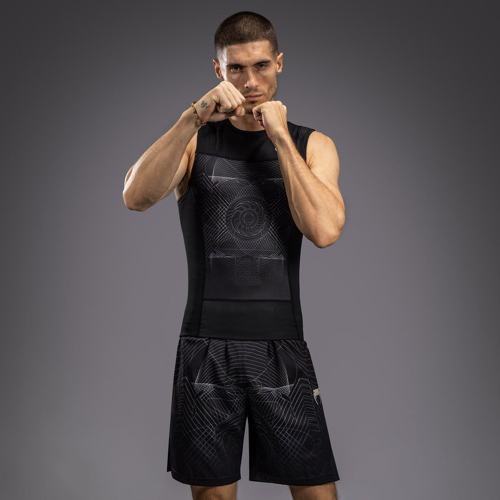 Pánský tílko Venum G-Fit Air - Tmavě černá/Pouštní písek