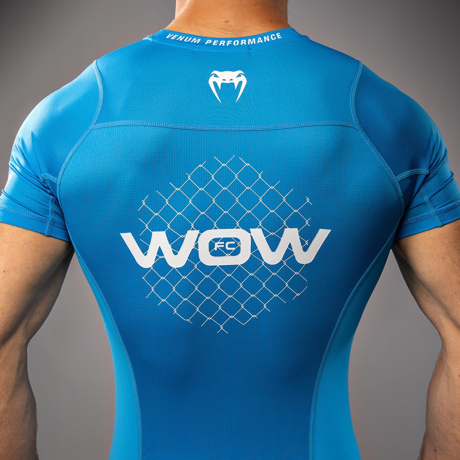 Venum x WOW FC Tričko s krátkým rukávem - Pacifická modř