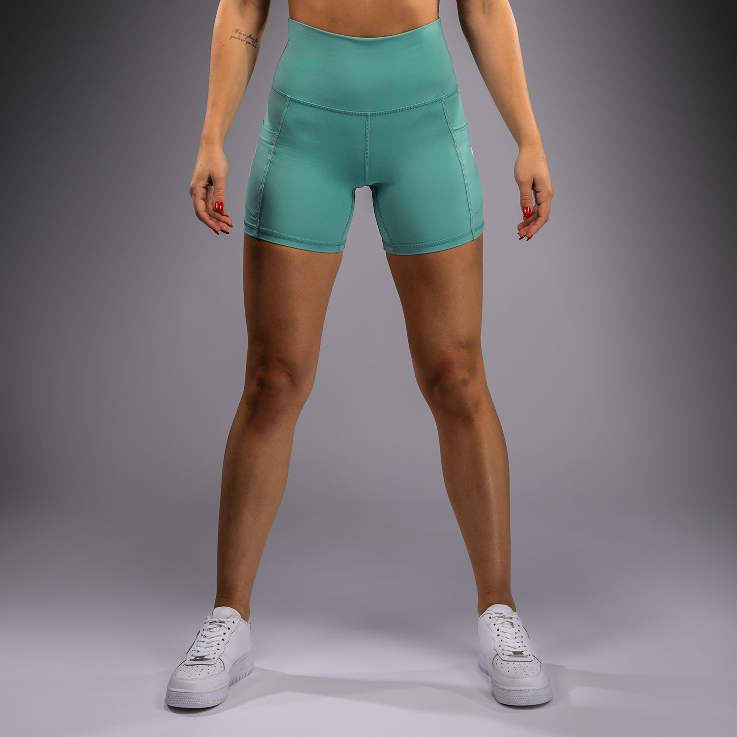 Dámské cyklistické šortky Venum Essential - Aqua Green