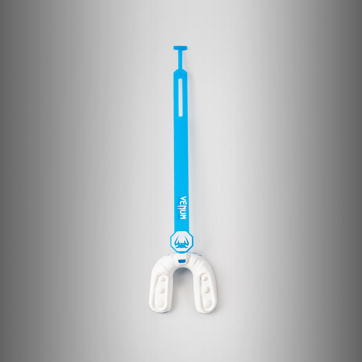 Chránič zubů Venum Challenger Kids s popruhem/bez popruhu - bílo-modrý