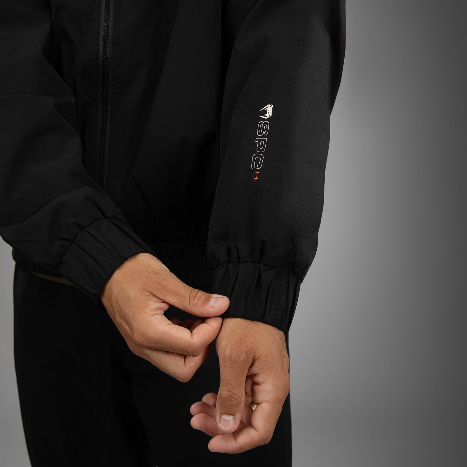 Venum Eclipse Track Jacket - Černá/Slonová kost