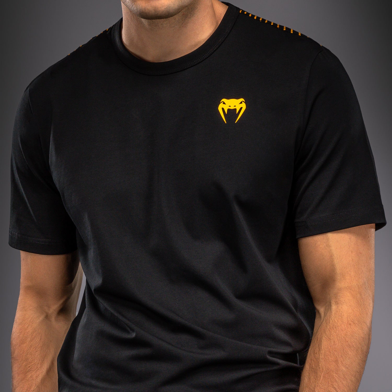 Venum Quetzal Fury Tričko - Černá/Fury Červená/Mandarinová