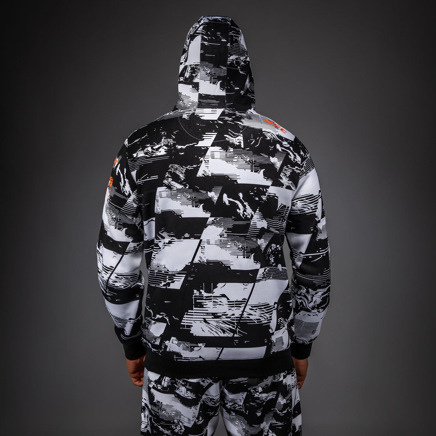 Pánská bílá autentická mikina s kapucí UFC Zenith by Venum Authentic Fight Week