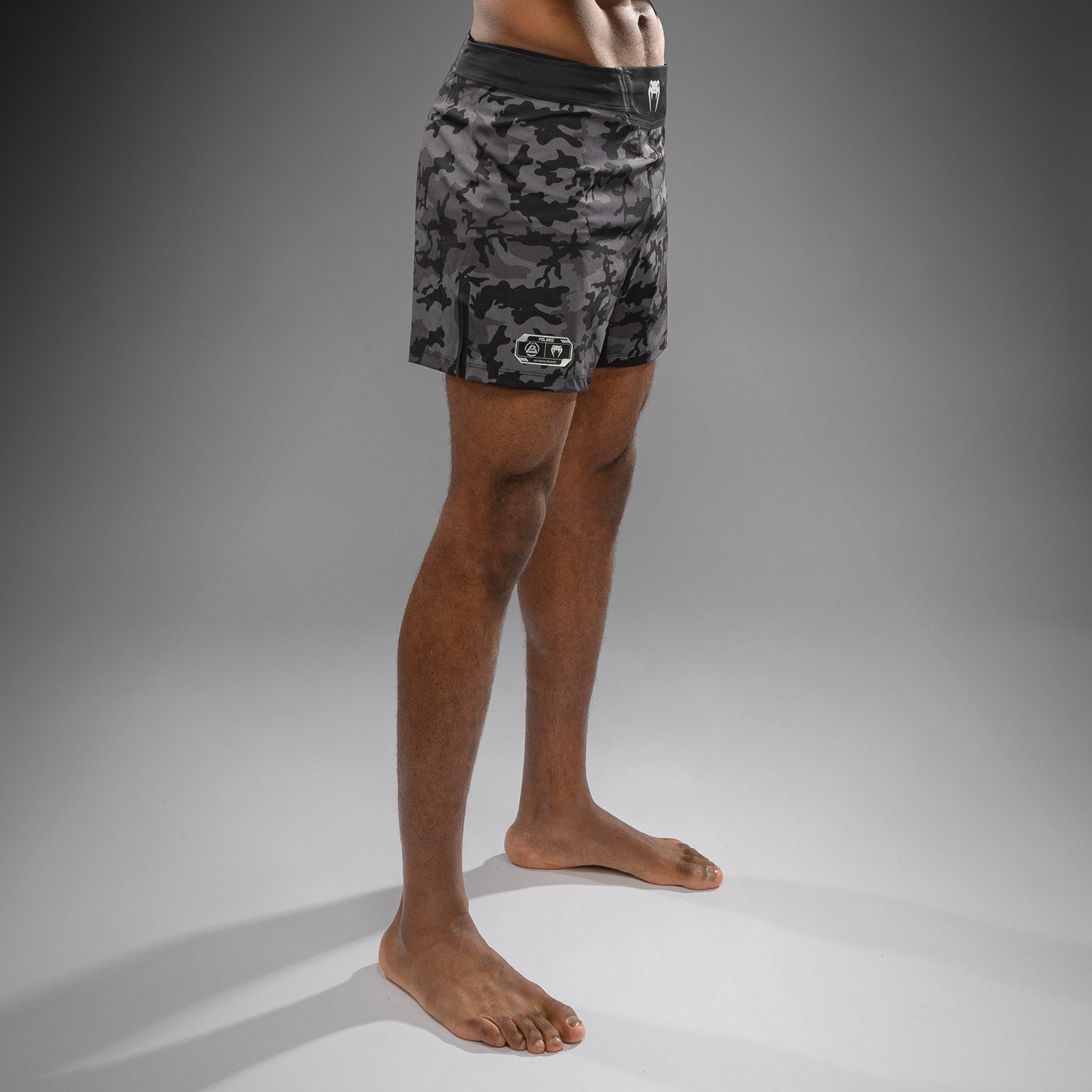 Venum x Polaris Fight Shorts - Černá/Šedá bouře