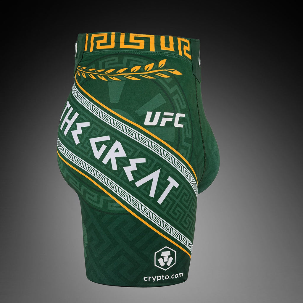 Pánské kraťasy UFC Unrivaled by VENUM Zelené Alexander Volkanovski Vale Tudo