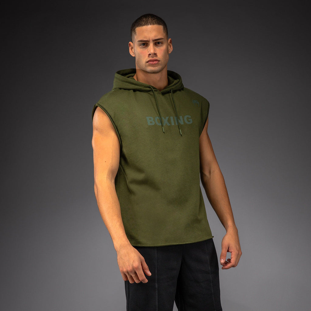 Venum Boxing VT Bezrukávová Mikina - Vojenská Zelená