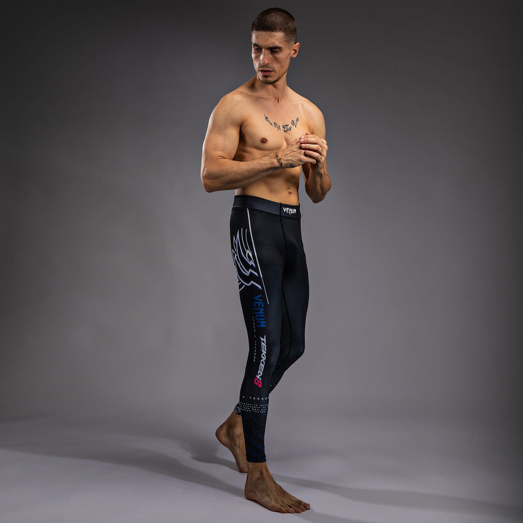Venum x TEKKEN 8 - Jin Kazama Spats - Modrá/Černá/Bílá