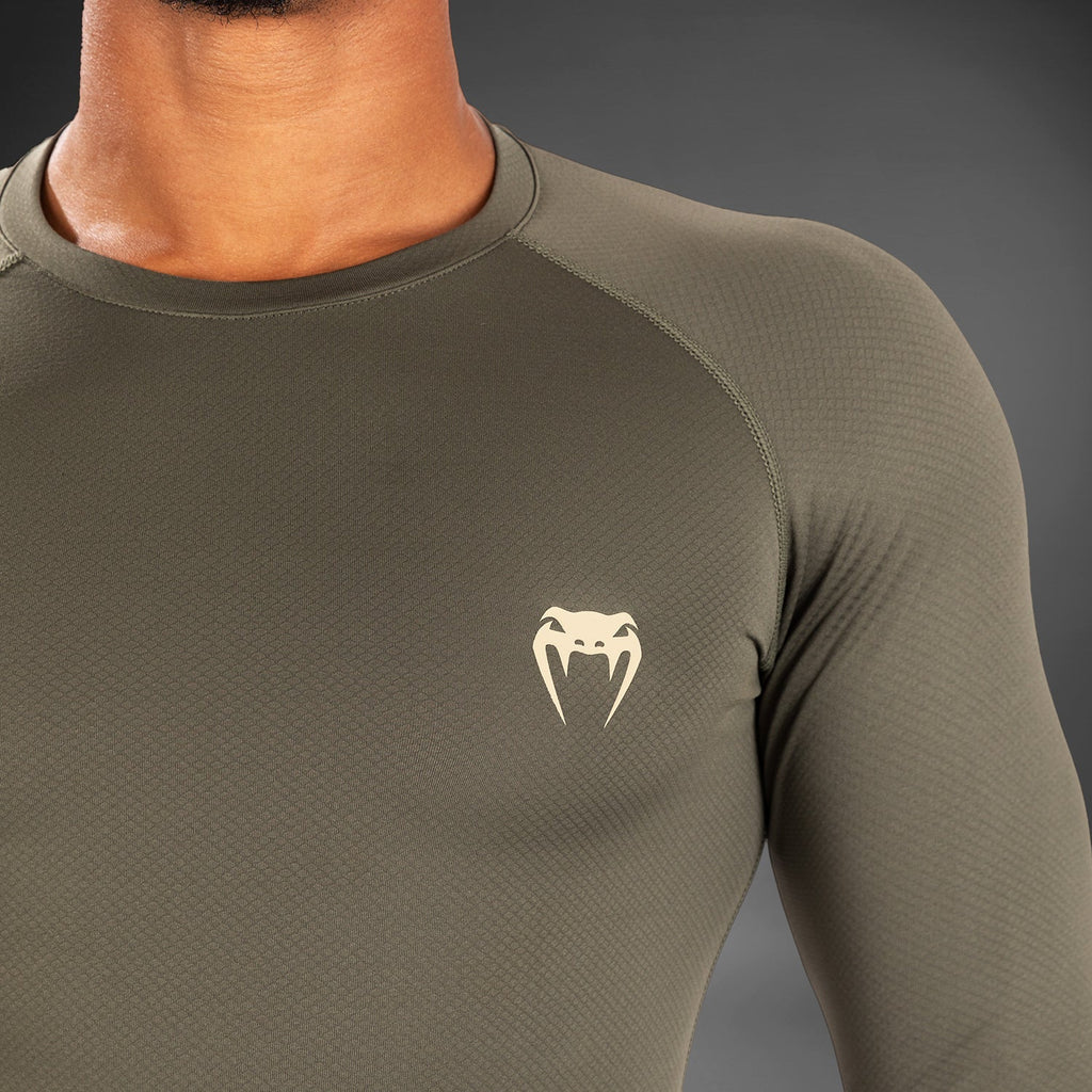 Venum Contender Pánský Rashguard s dlouhým rukávem - Khaki