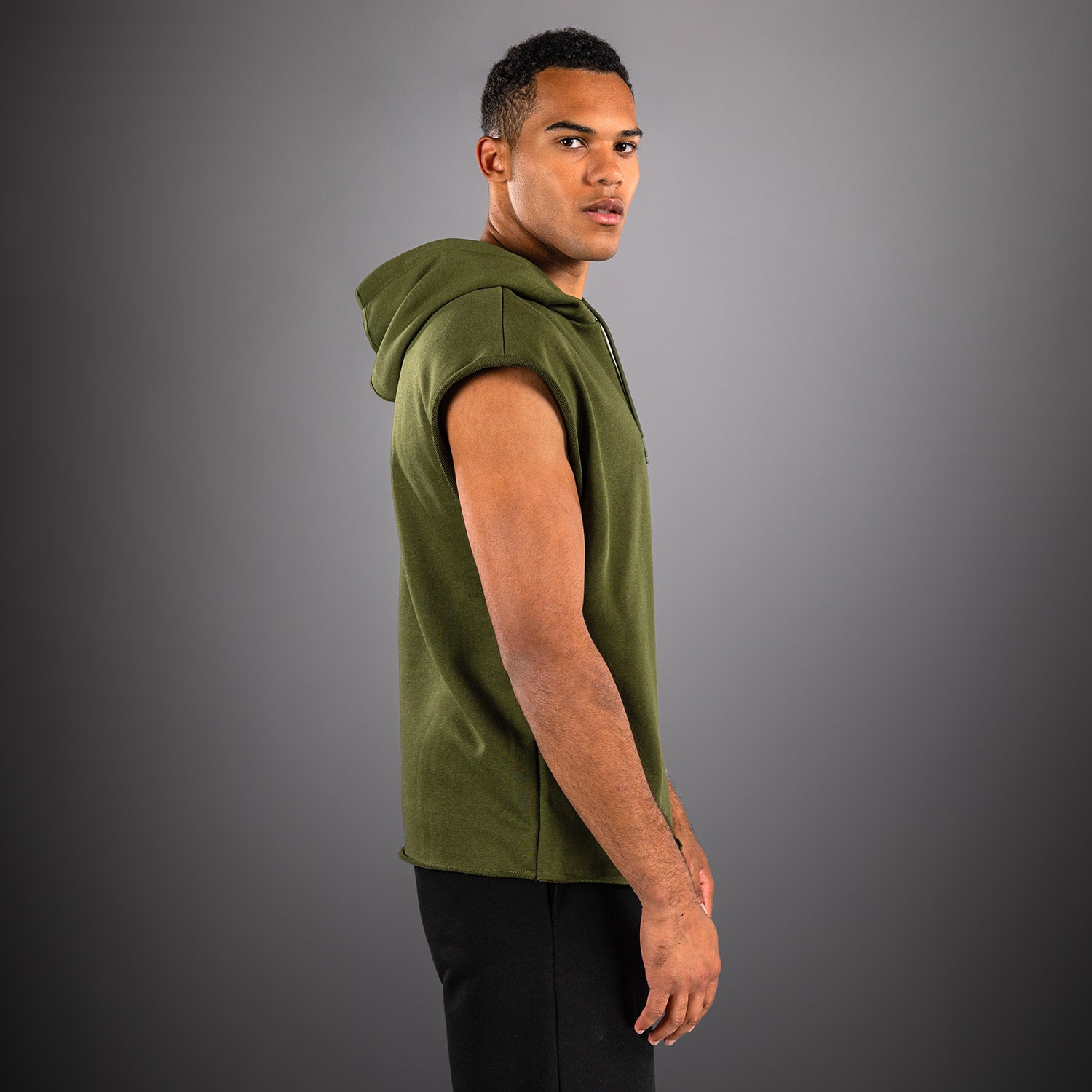 Venum Divide Mikina bez rukávů - Vojenská zelená