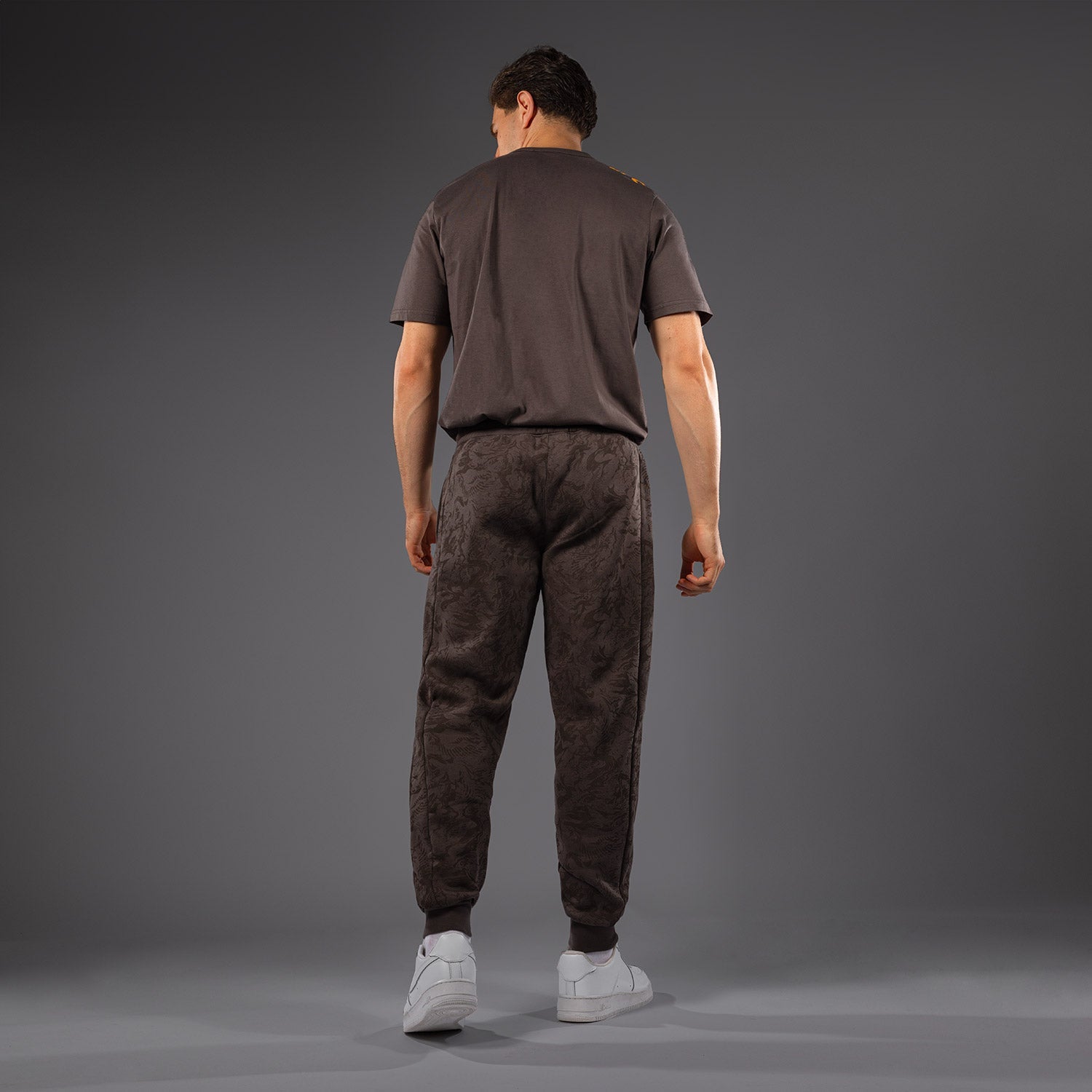 UFC Fusion by Venum Pánské bavlněné kalhoty Fight Week - Hnědá zemina