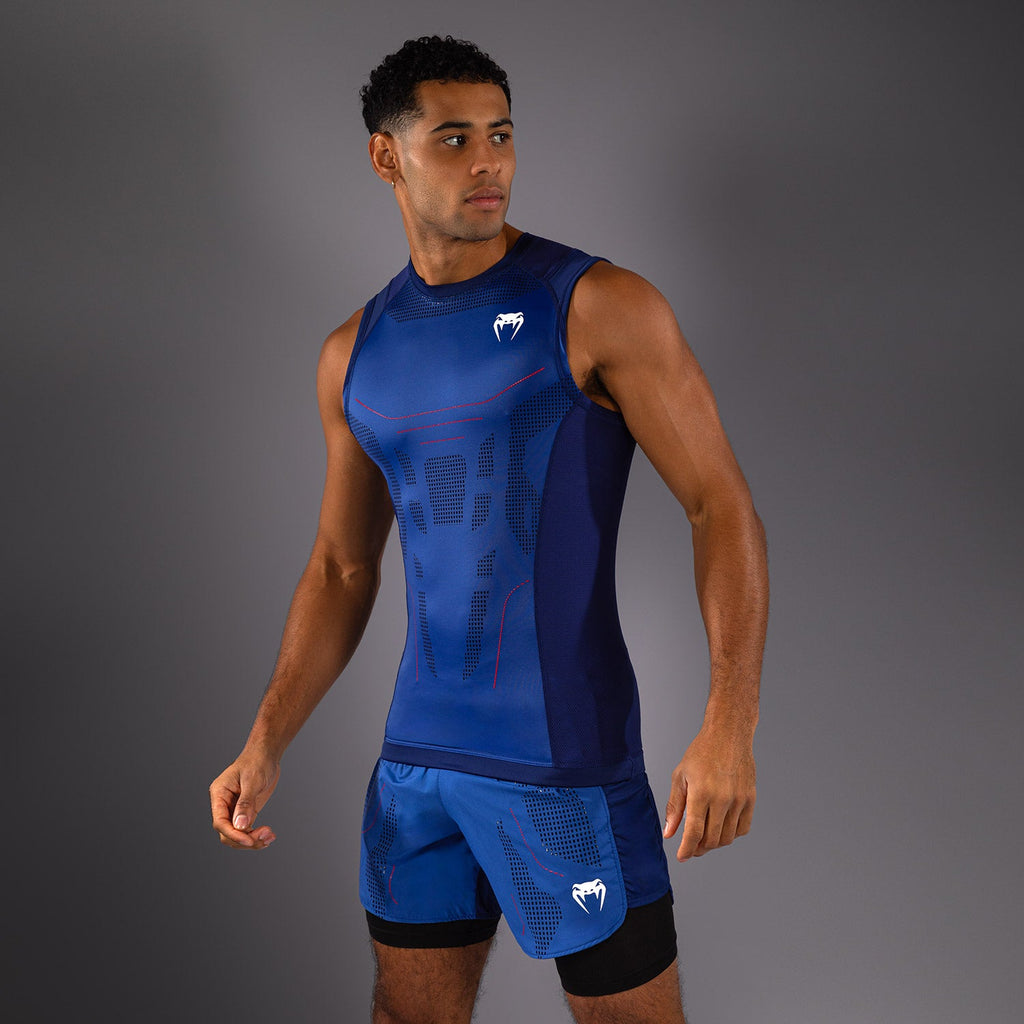 Venum Technical 3.0 Bezrukávový Rashguard - Noční modrá