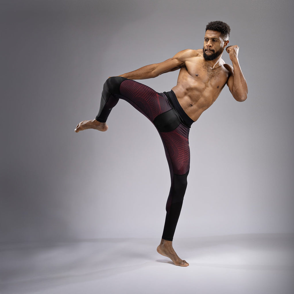 Pánské Spodky Venum G-Fit Air - Tmavě černá/Ohnivě červená