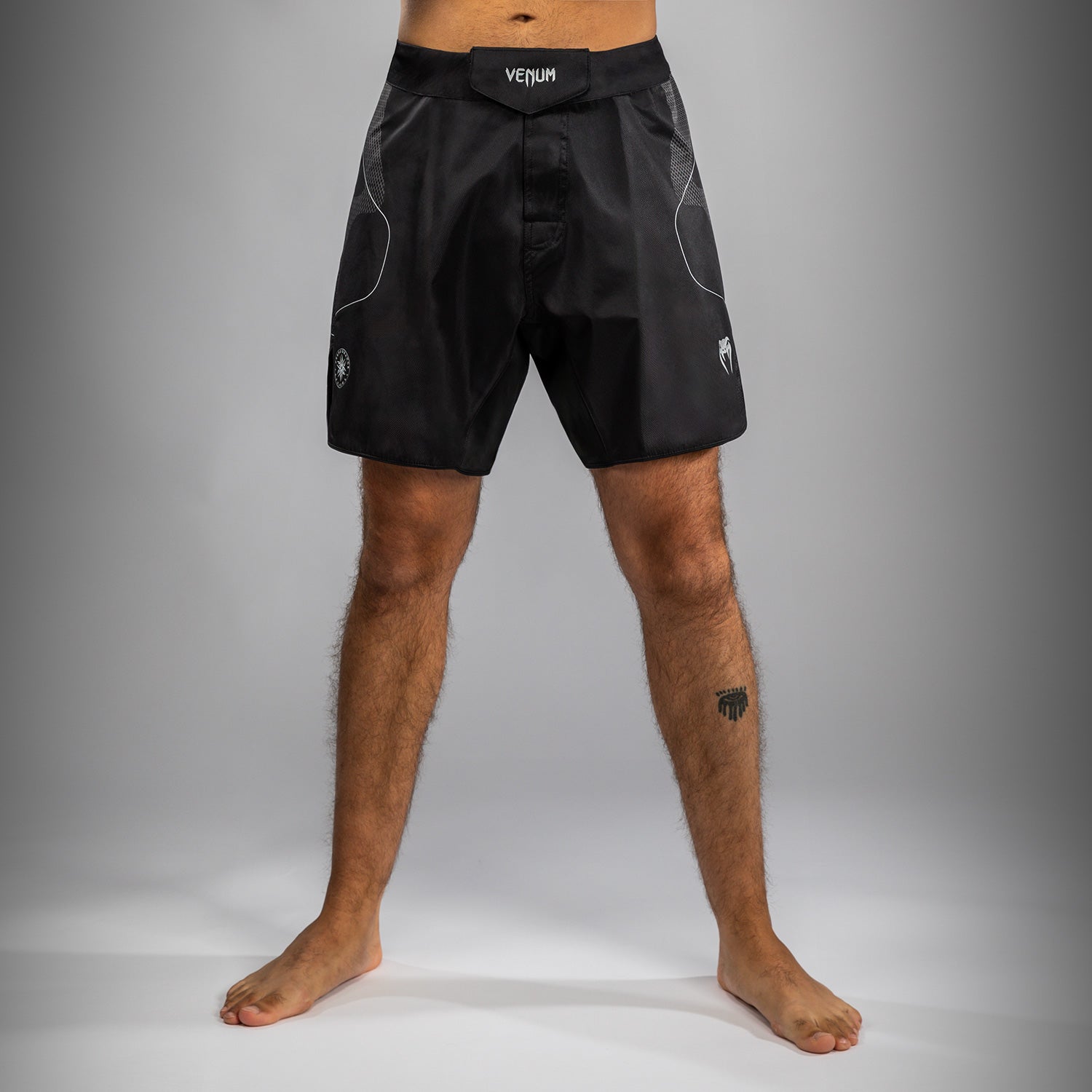 Venum Nexus Fight Shorts - Černá/Stříbrná