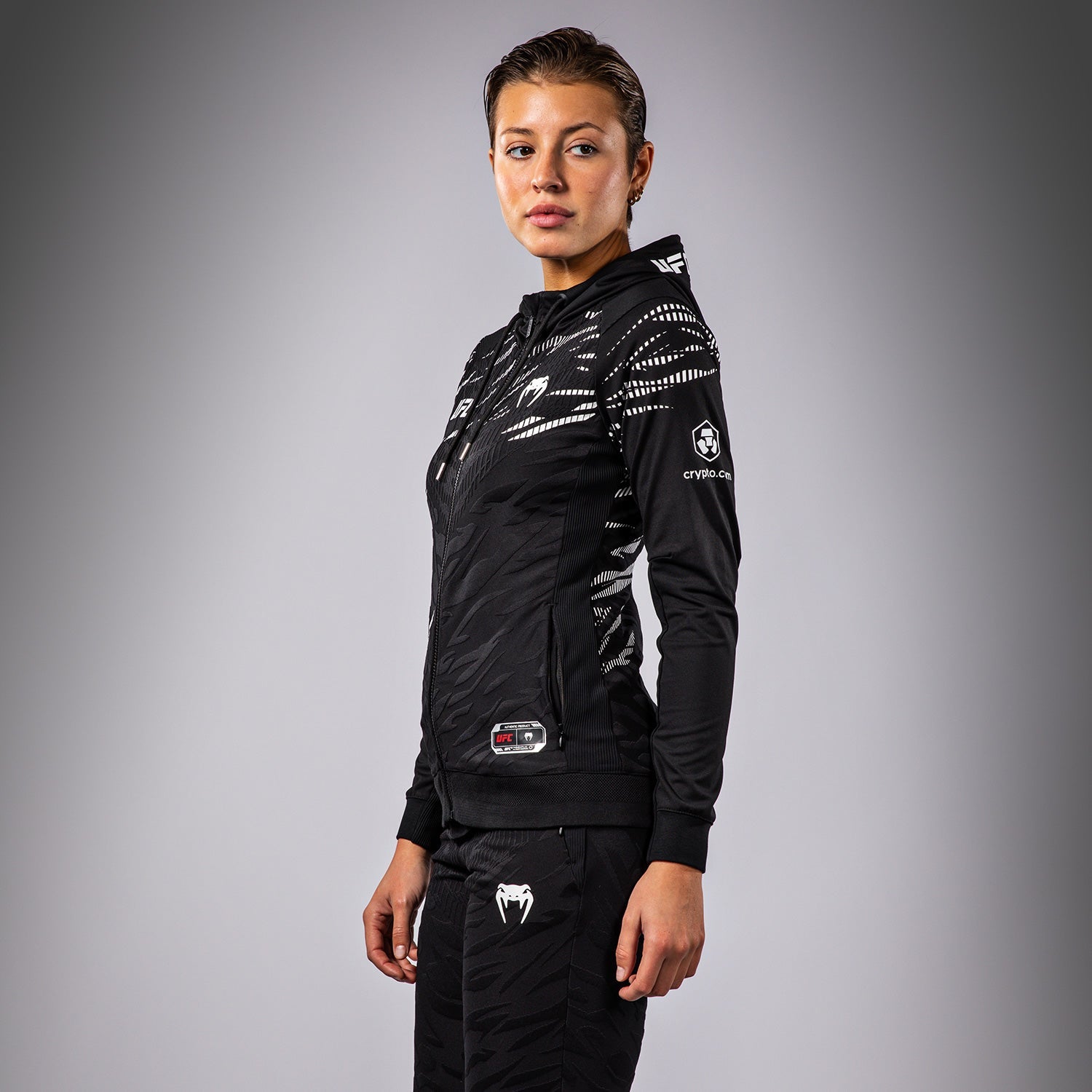 UFC Fusion by Venum Dámská rozběhová mikina Authentic Fight Night - Černá