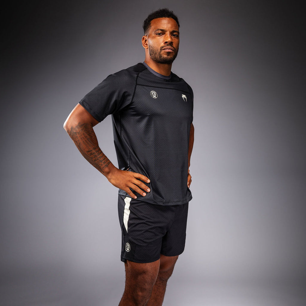 Venum x Roger Gracie Academy Dry Tech Tričko - Černá