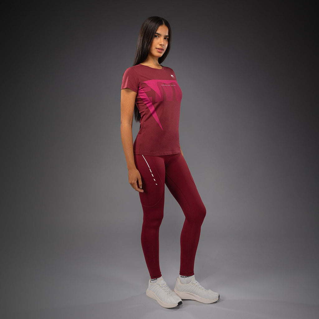 Venum Adrenaline Dámské tričko - Vínová/Růžová