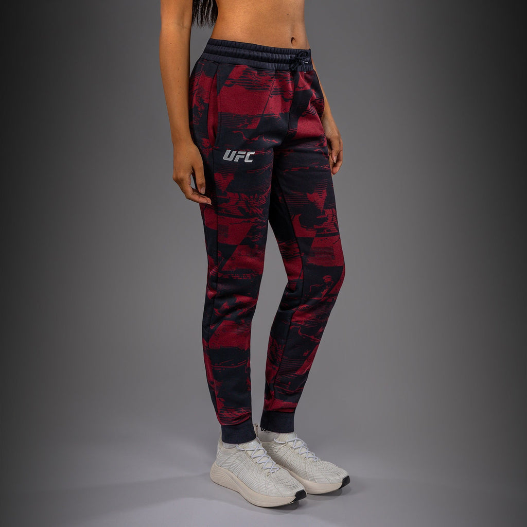 Dámské kalhoty UFC Zenith by Venum Authentic Fight Week v burgundy barvě
