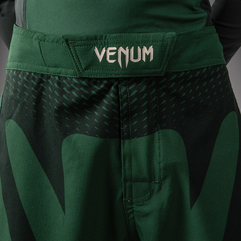 Venum Attack Dětské Fightshorts - Lesní Zelená/Off White