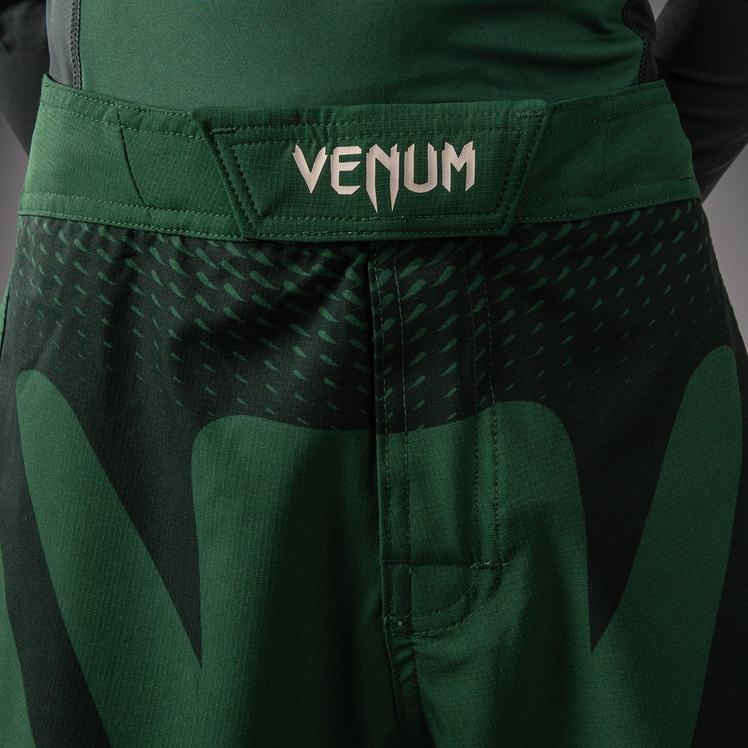 Venum Attack Dětské Fightshorts - Lesní Zelená/Off White