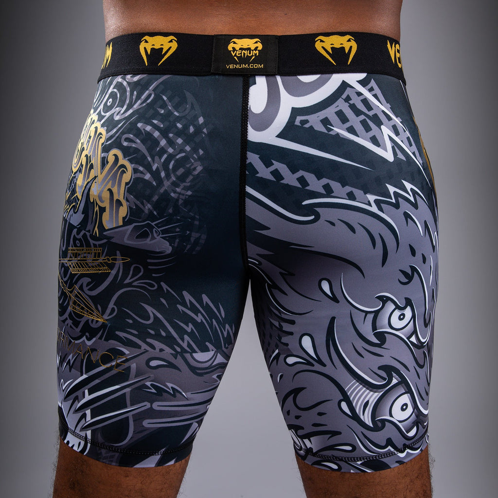 Venum Wolf Atak Vale Tudo Shorts - Černá/Šedá