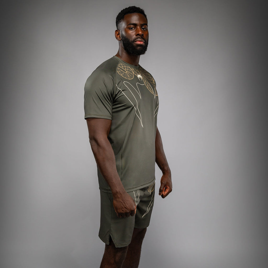 Venum Serpenti Dry Tech Tričko - Khaki/Bronze/Ivory