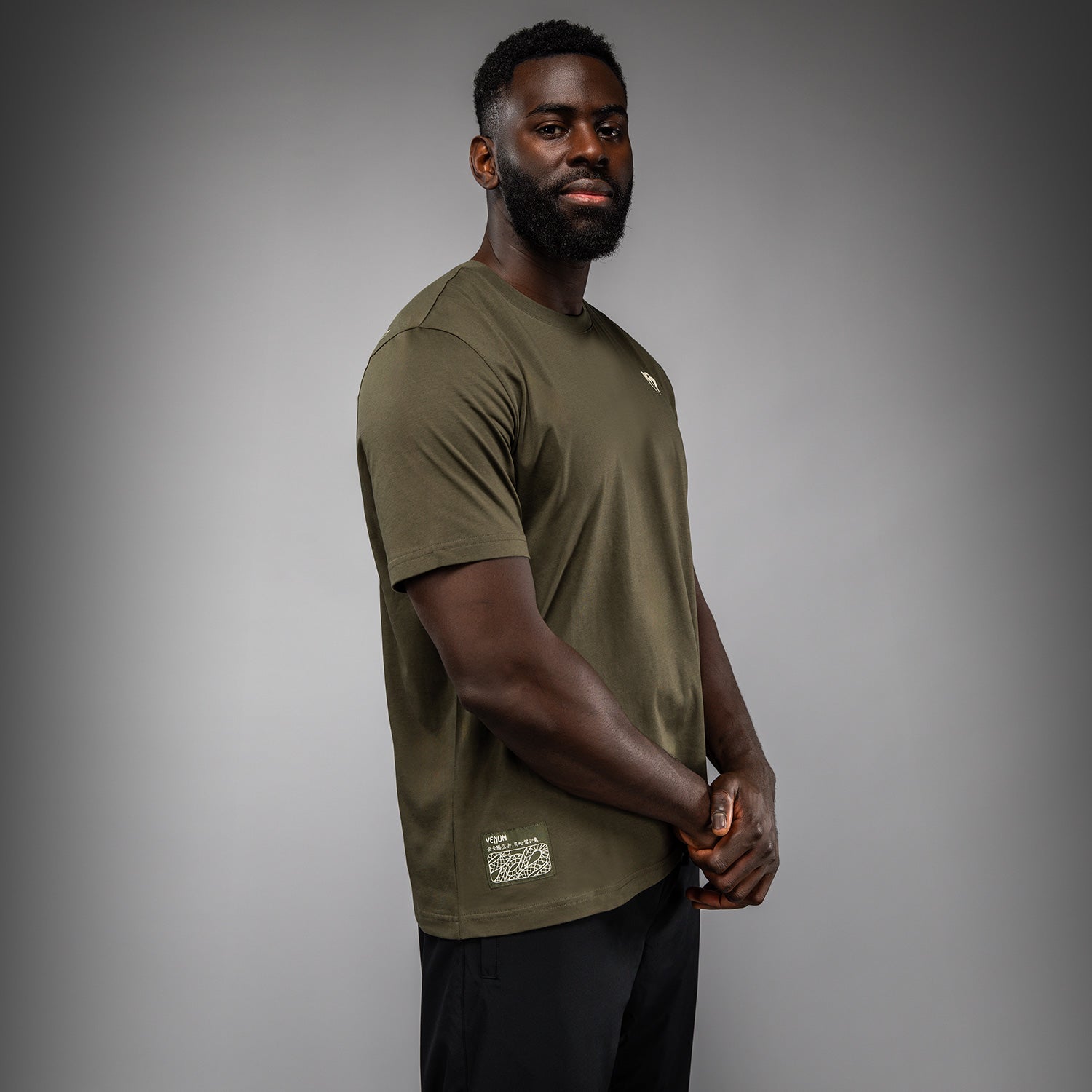 Venum Serpenti Tričko - Khaki/Bronzová/Slonová kost
