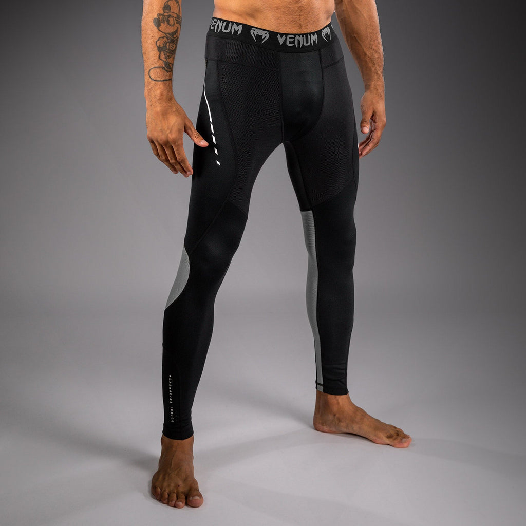 Venum Adrenaline Spodky - Černá/Stříbrná Šedá