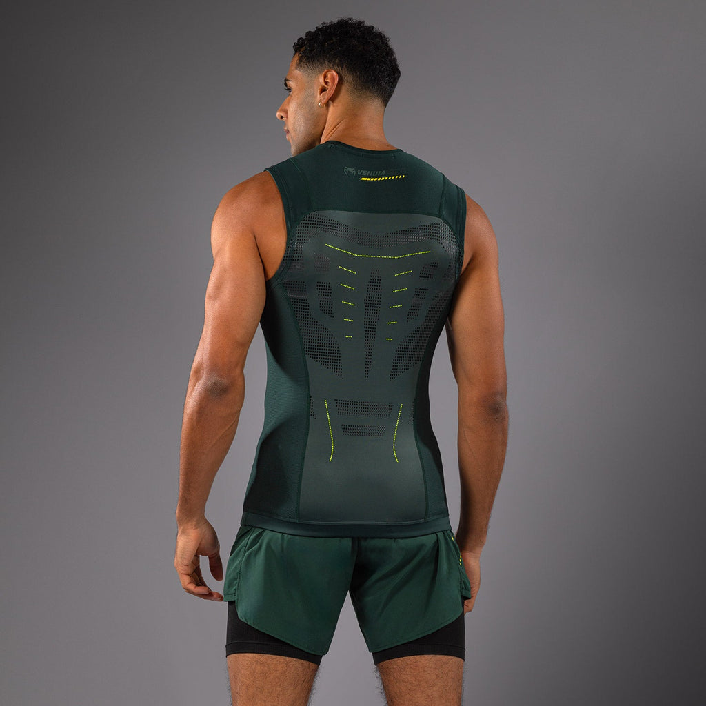 Venum Technical 3.0 Sleeveless Rashguard - Lesní Zelená