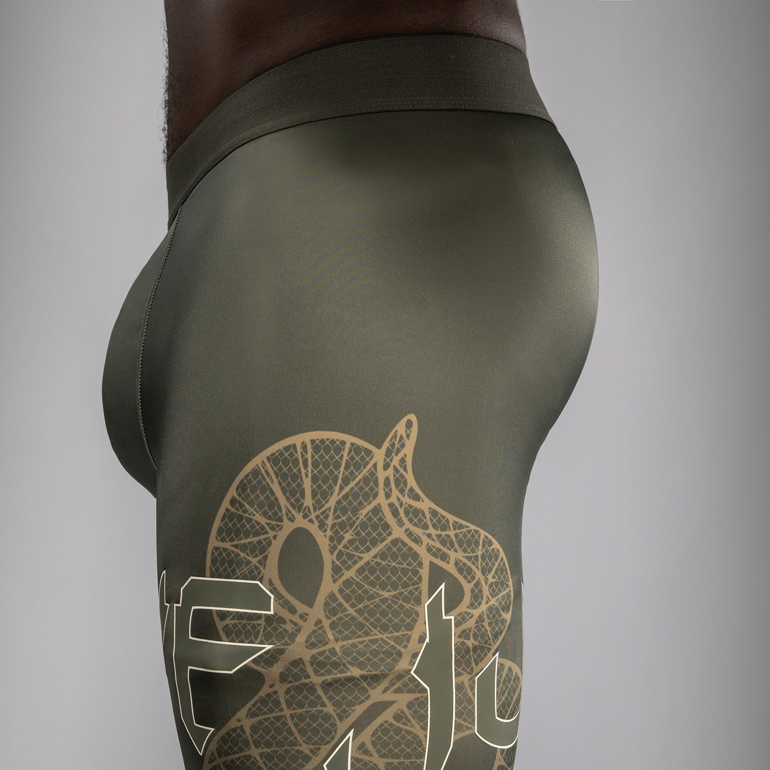 Venum Serpenti Spats - Khaki/Bronzová/Slonová kost