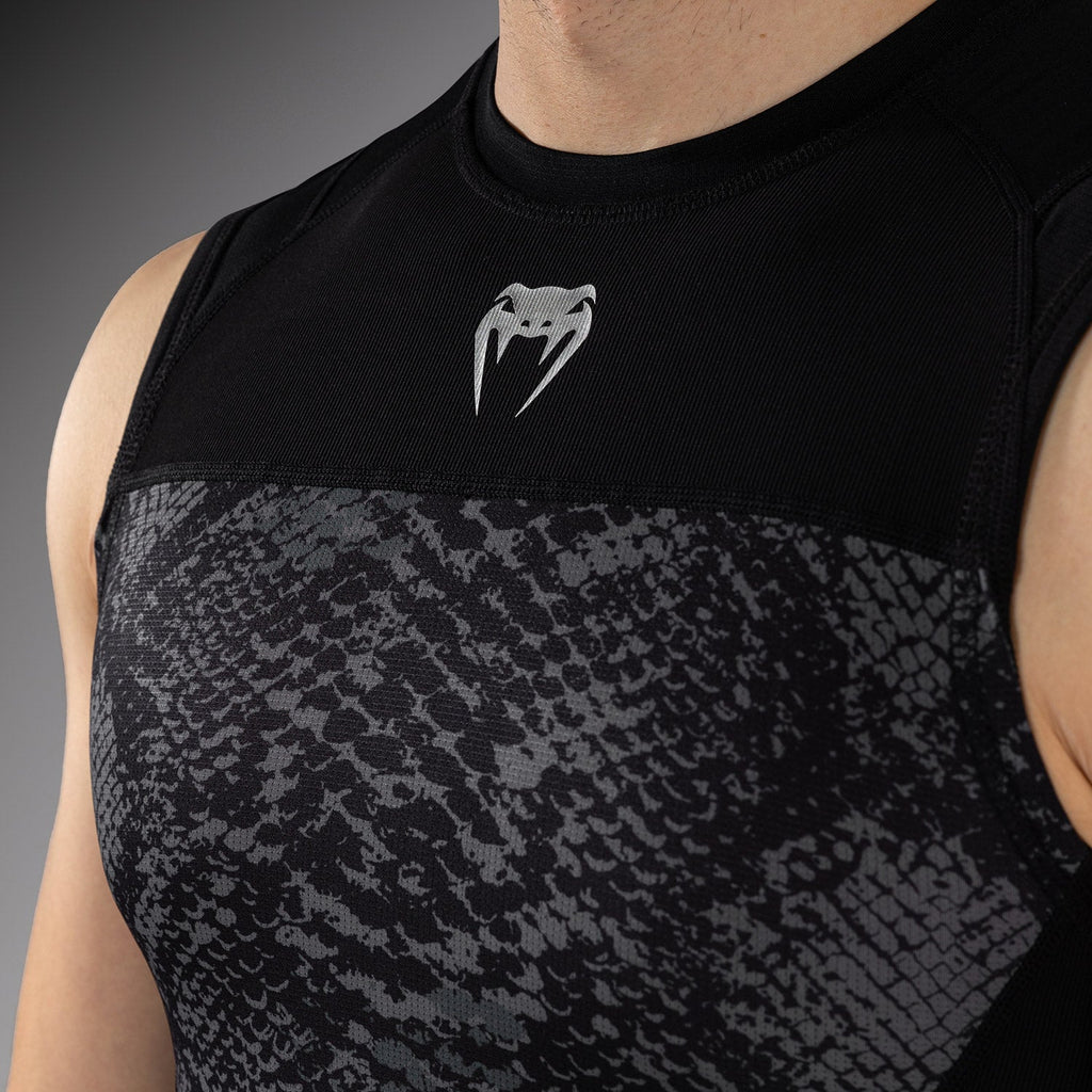 Venum G-Fit Scales Bezrukávový Rashguard - Černá/Uhelně šedá