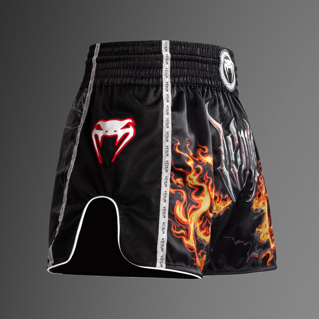 Venum Gladiator 5.0 Muay Thai Šortky - Černá/Neonová oranžová