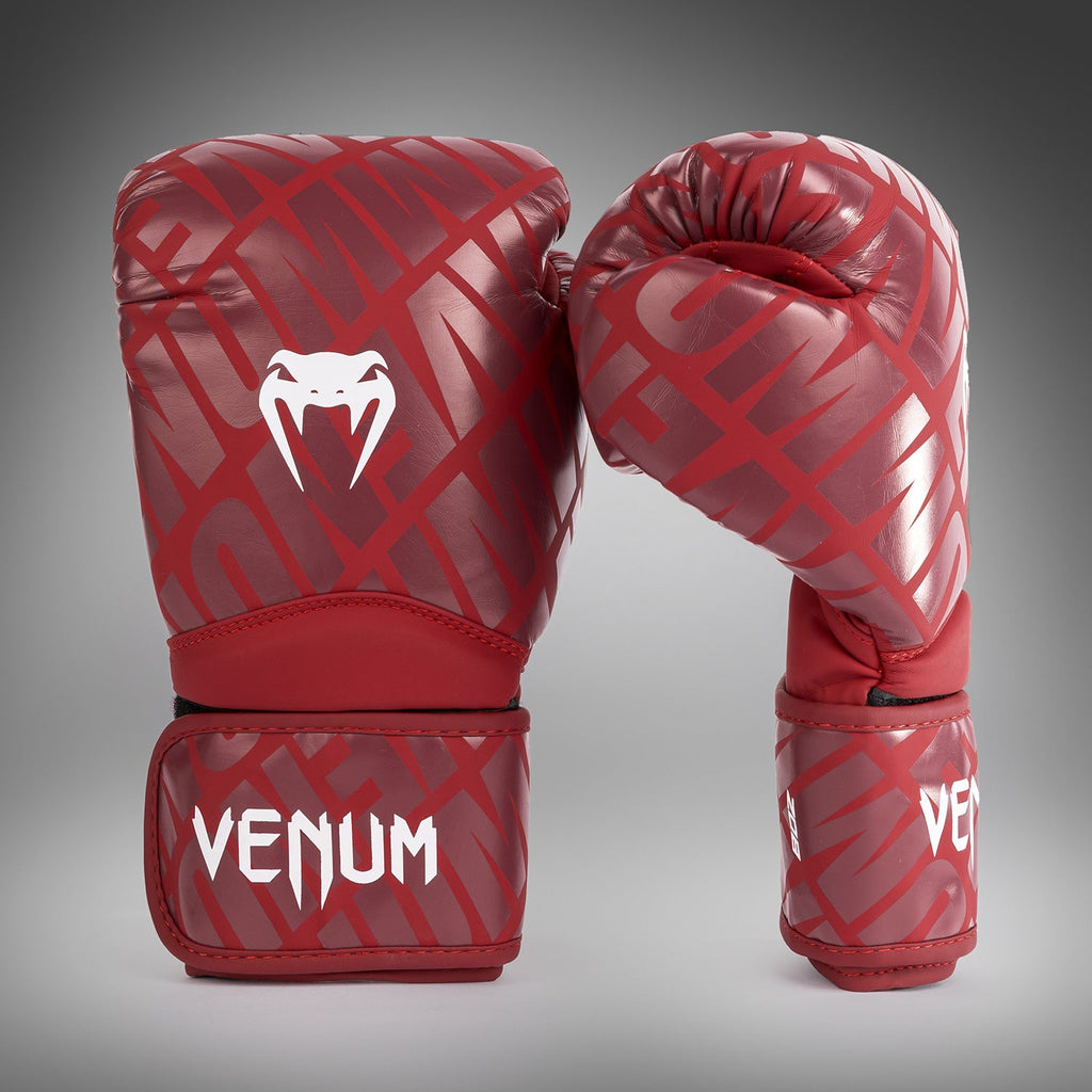Dětské boxerské rukavice Venum Contender 1.5 XT - bílo-vínové