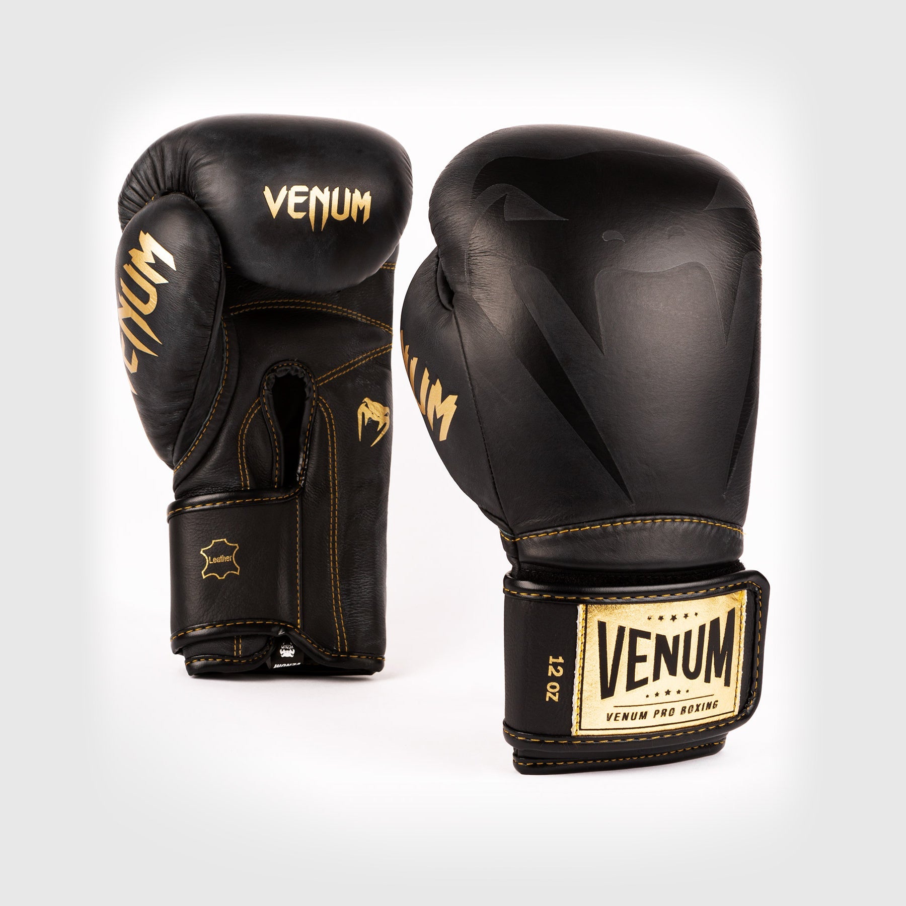 Venum Giant 2.0 Pro Boxerské Rukavice Suchý Zip - Černá/Černo-Zlatá