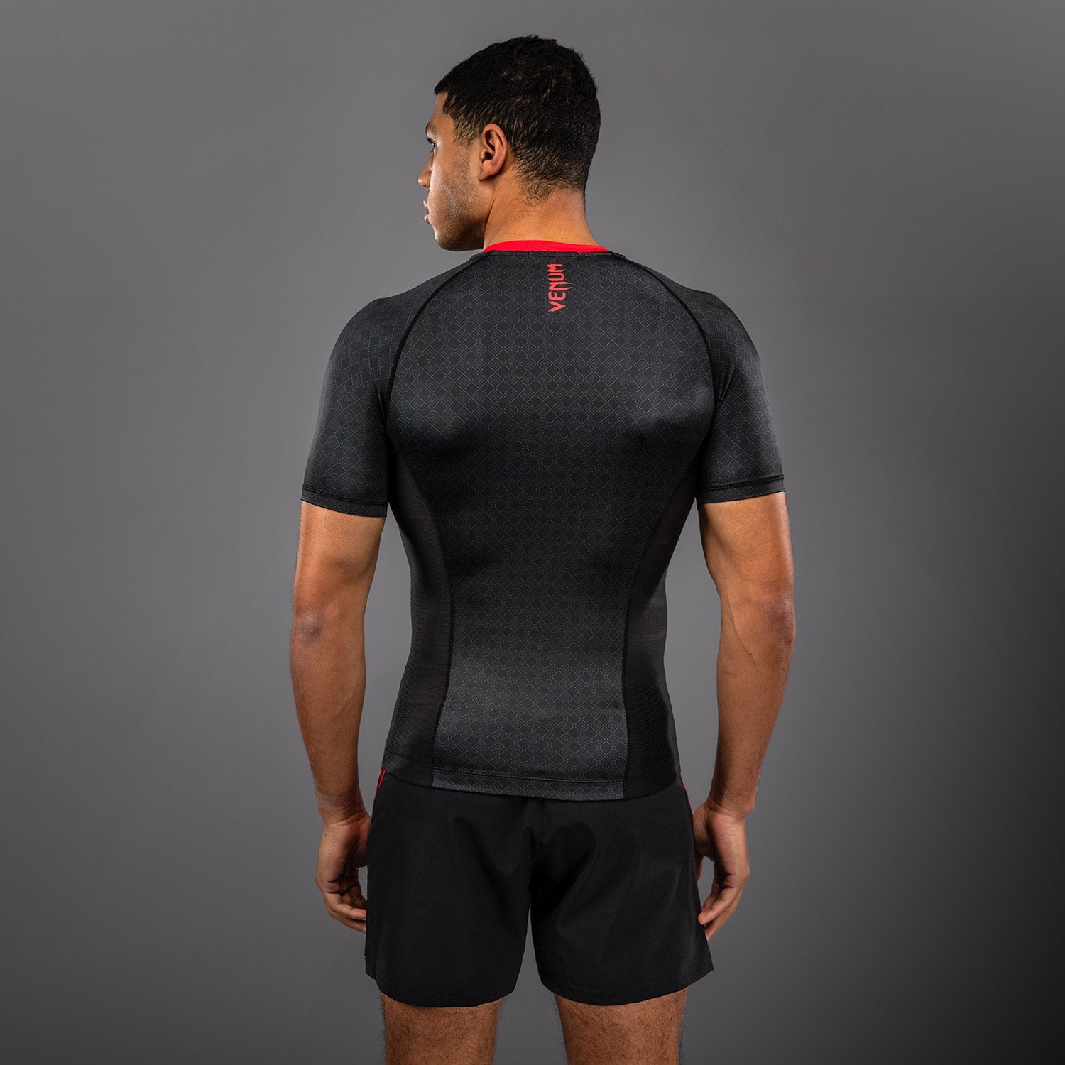 Venum x Roger Gracie Signature Krátký rukáv Rashguard - Černá/Červená
