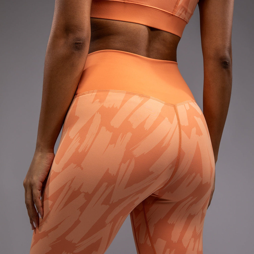 Dámské legíny Venum Graffiti s plnou délkou - sametová meruňka