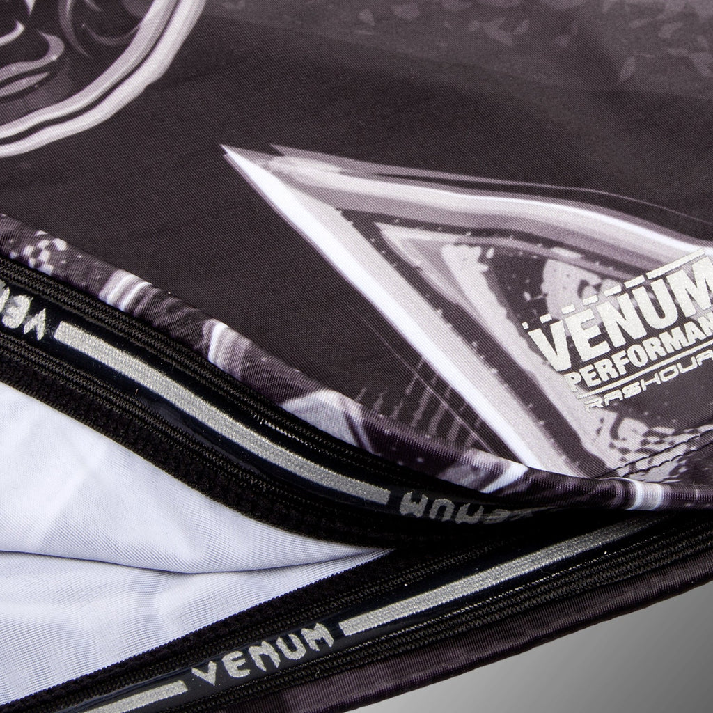 Venum Gladiator 3.0 Rashguard - Dlouhé rukávy - Černá/Bílá