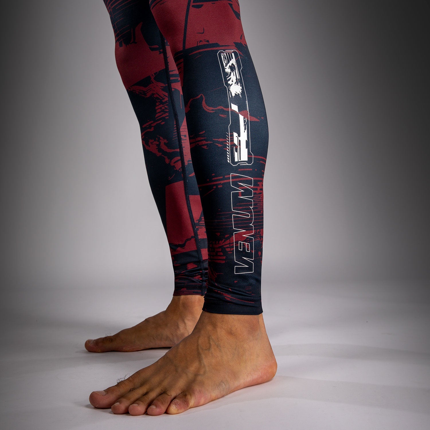 Pánské legíny UFC Zenith by Venum Burgundy Authentic Fight Week Performance Tight