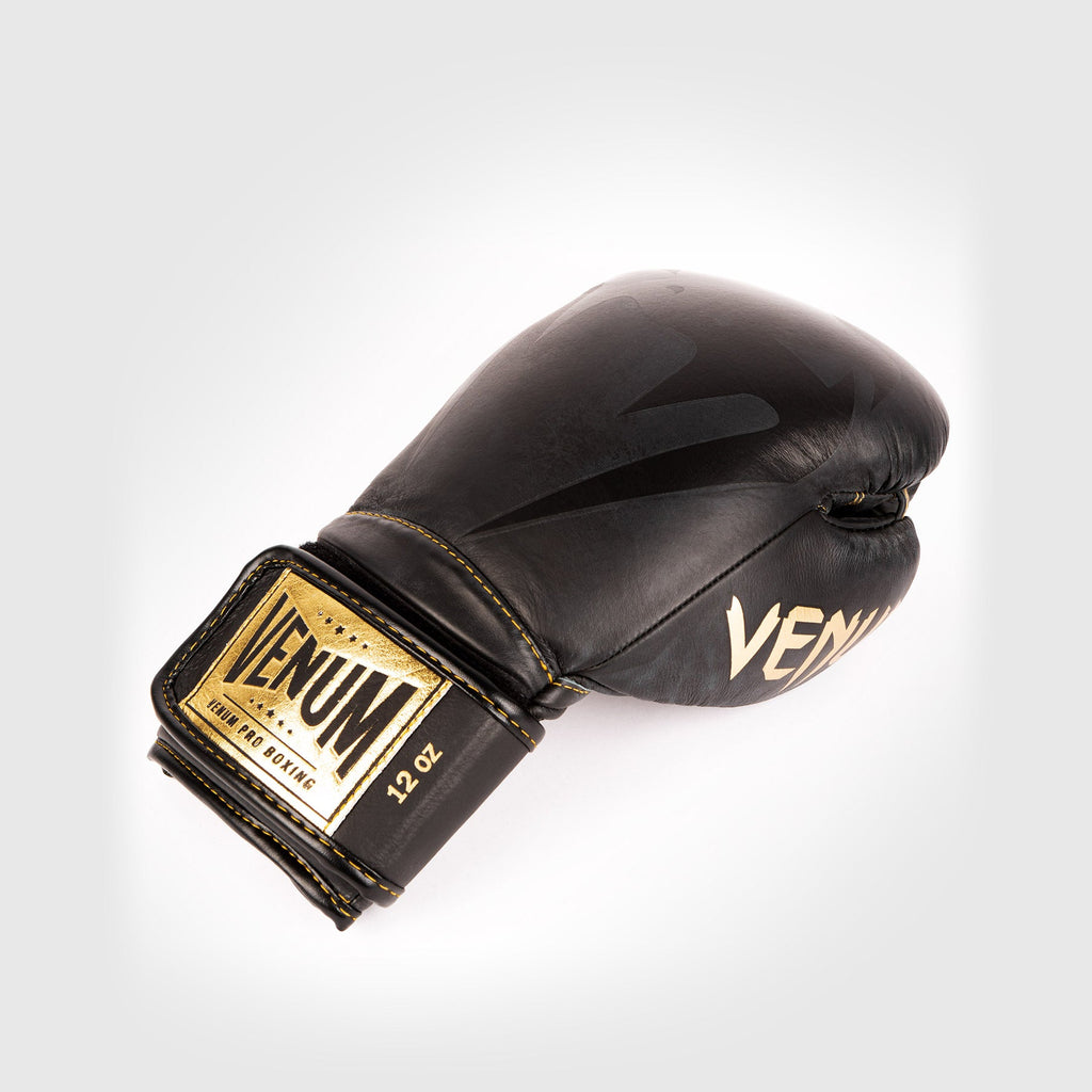 Venum Giant 2.0 Pro Boxerské Rukavice Suchý Zip - Černá/Černo-Zlatá