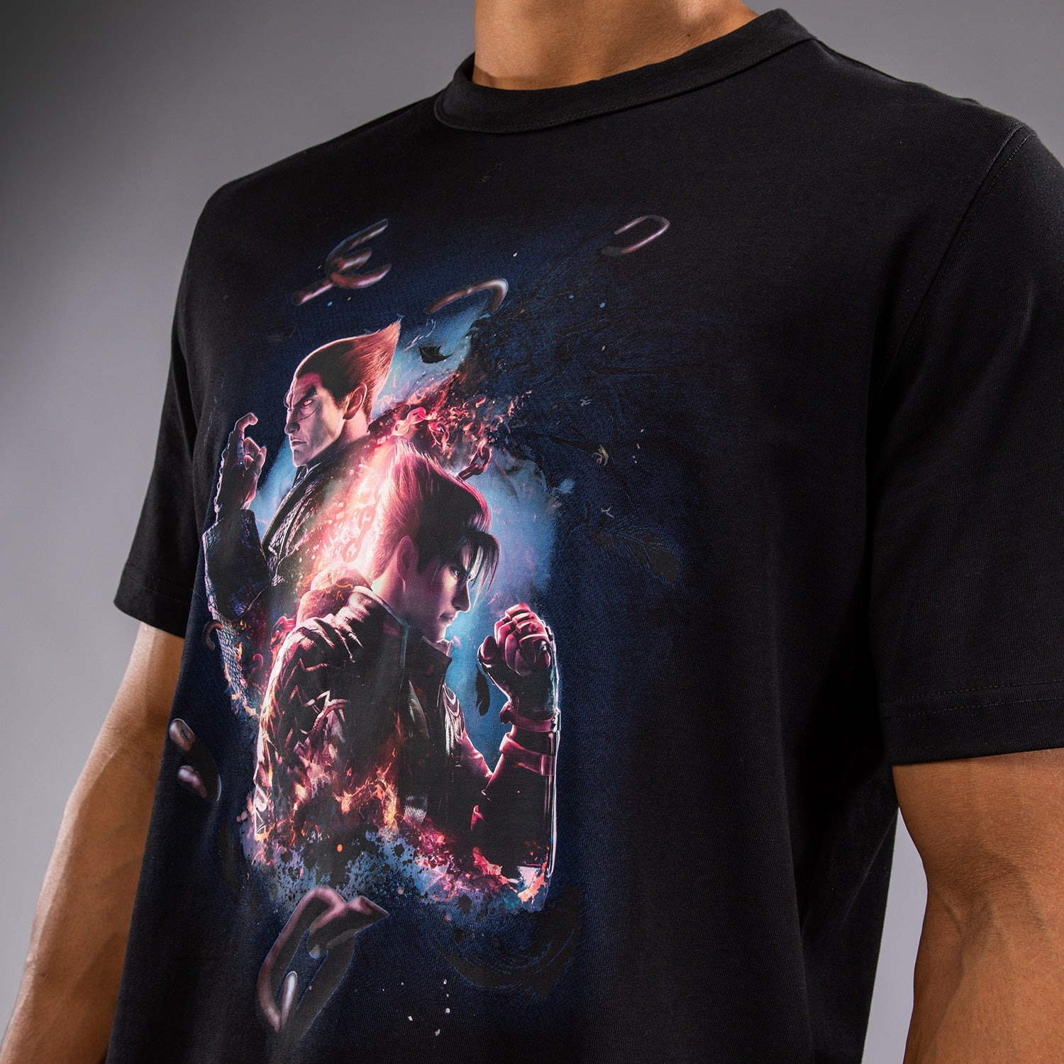 Venum x TEKKEN 8 - Tričko s plakátem - Černá/Bílá