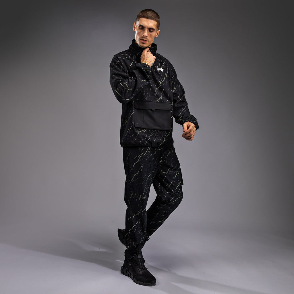 Venum Trooper Pánská bunda se zapínáním na zip - Černá/Písková