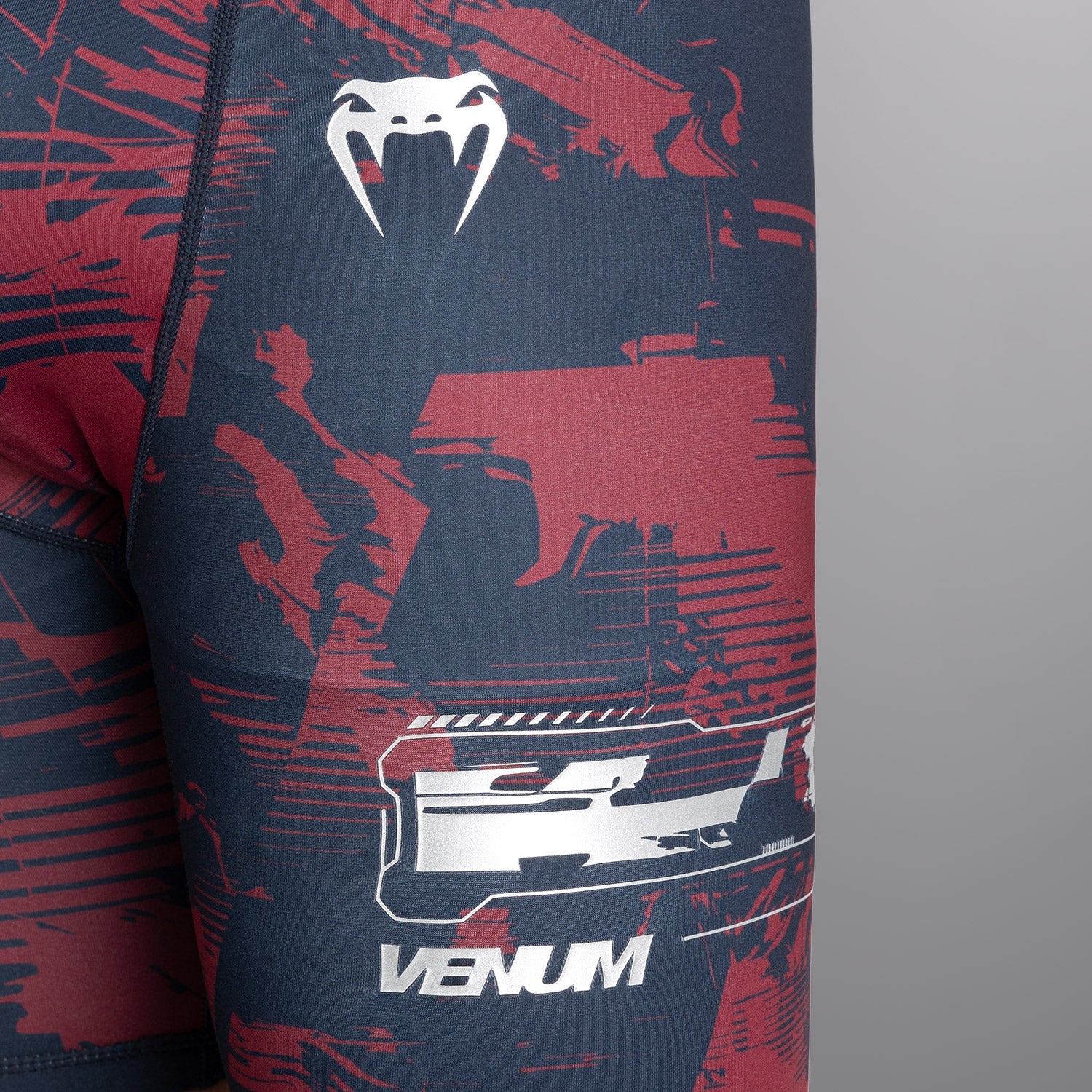 Pánské kraťasy UFC Zenith by Venum Burgundy Authentic Fight Week Performance Vale Tudo Short