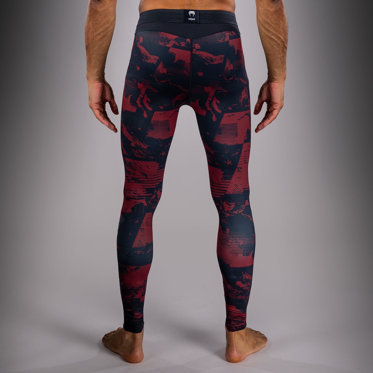 Pánské legíny UFC Zenith by Venum Burgundy Authentic Fight Week Performance Tight