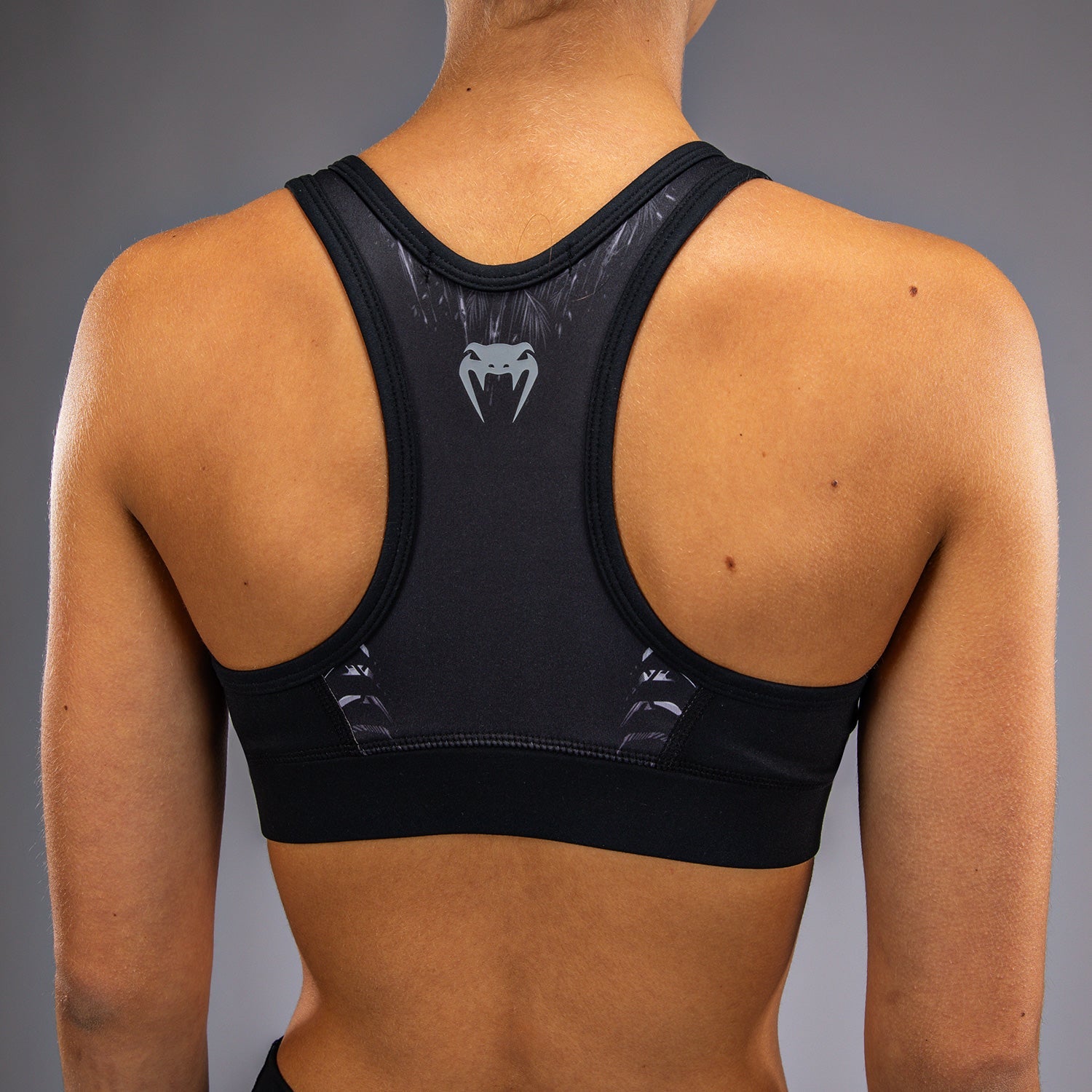 Venum Tiger Dámská sportovní podprsenka - Černá/Stříbrná