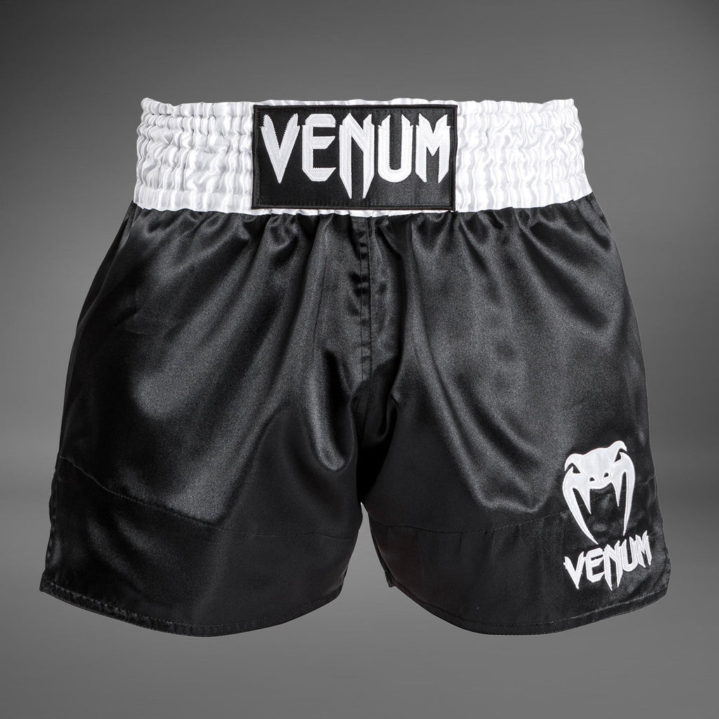 Venum Classic - Muay Thai Kraťasy Černá/Bílá/Bílá