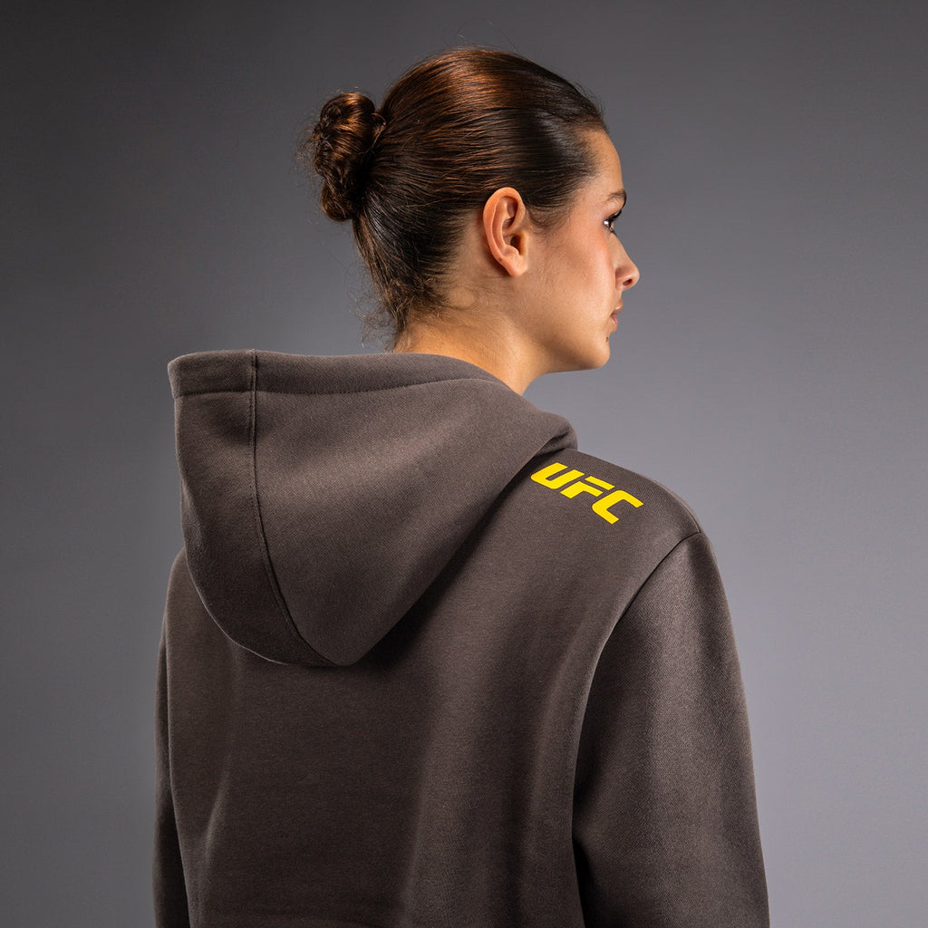 UFC Fusion by Venum Dámská mikina s kapucí - základní zemitě hnědá