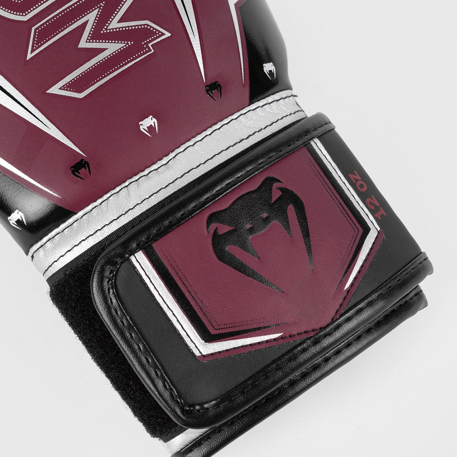 Venum Elite Evo Boxerské rukavice - vínová/stříbrná