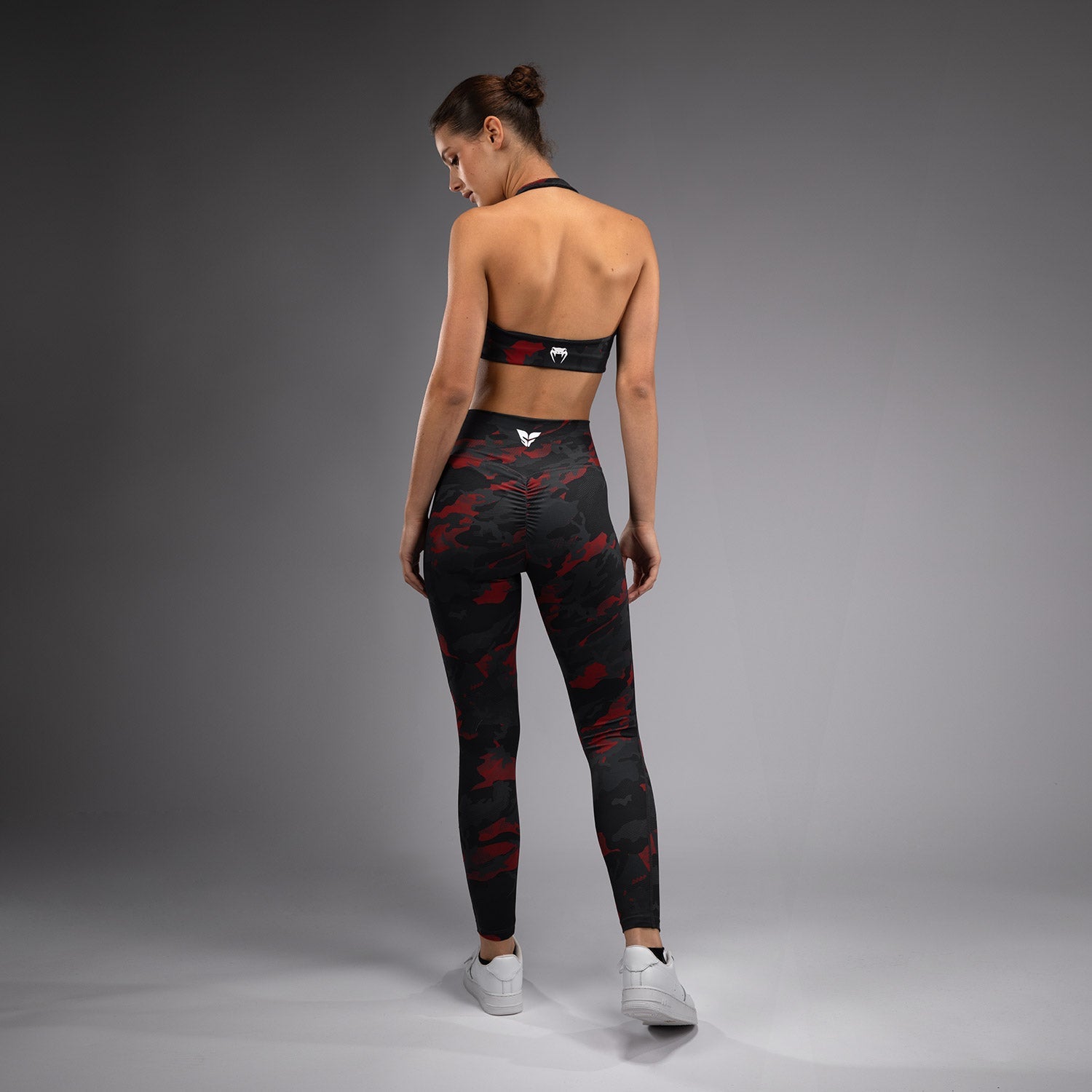 Dámské legíny Venum x Sophia Rose - celá délka - Urban Red Camo