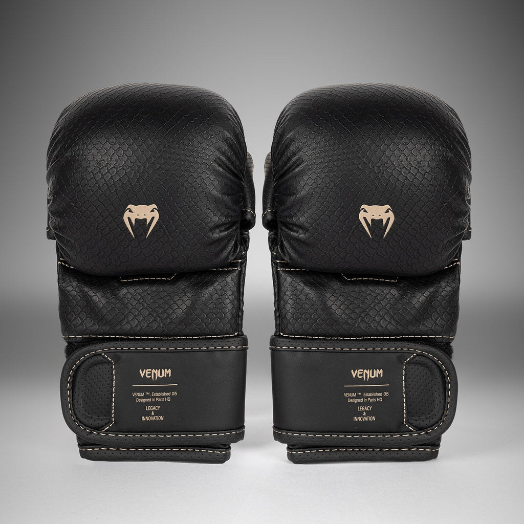 Venum Impact Evo Scales MMA Sparring Gloves - Black