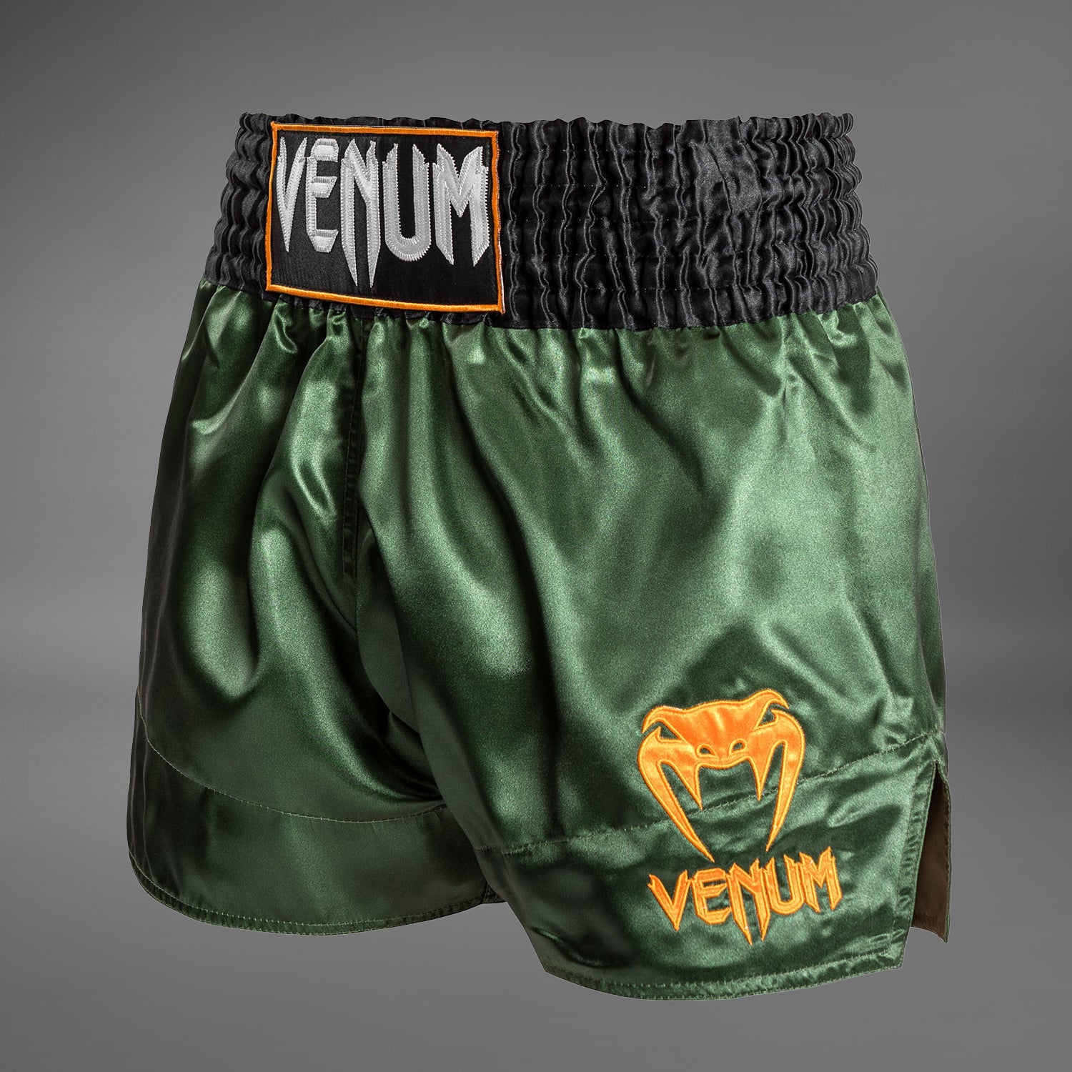 Venum Classic Muay Thai Kraťasy - Zelená/Černá/Zlatá
